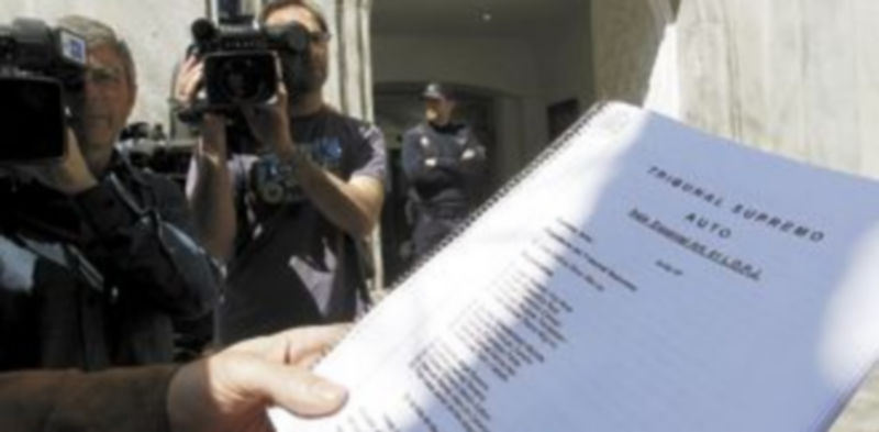 Las 217 páginas del auto del Tribunal Supremo dejan claro que los estatutos de Sortu solo son un ‘maquillaje’ para tratar de superar el filtro estatal. / Efe