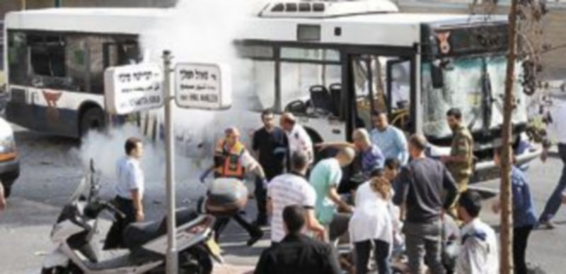 Decenas de hebreos viajaban en el autobús siniestrado cuando se produjo el atentado
