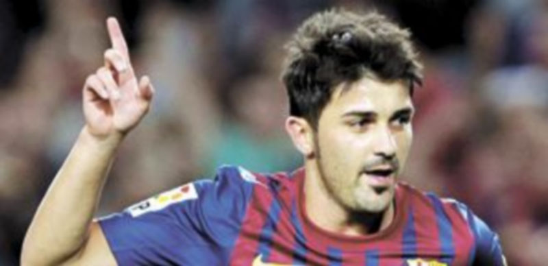 Villa será el máximo referente del conjunto azulgrana en la punta de ataque. / Efe.