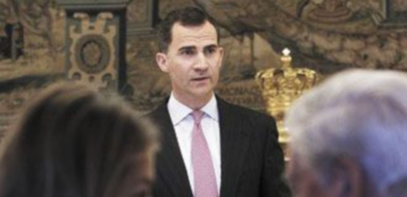 El Príncipe Felipe pronuncia su discurso