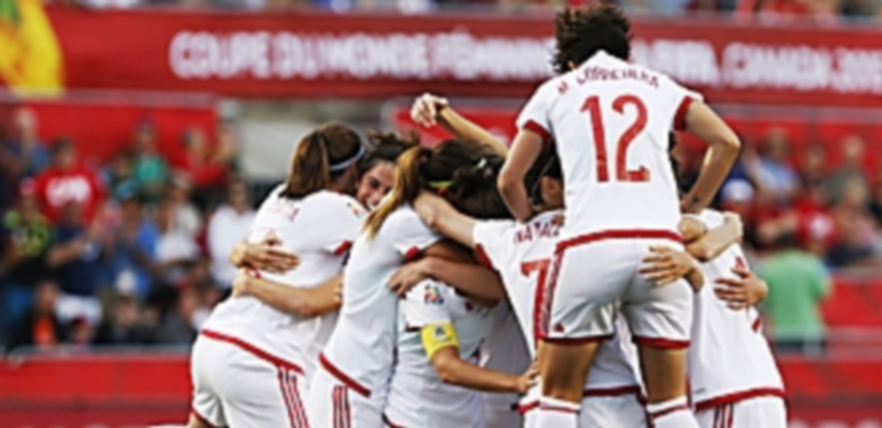 Vero Boquete carga contra el seleccionador: «No tuvimos la preparación necesaria» 1 Las jugadoras de España celebran el gol de Vero Boquete ante Corea del Sur. / EFE