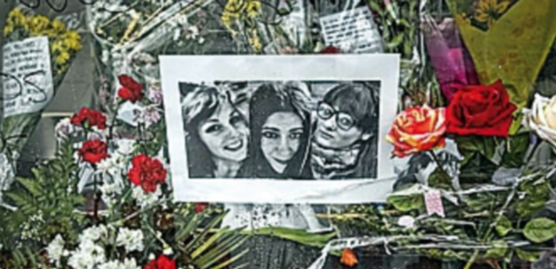 Fotografía de tres de las cinco jóvenes fallecidas en 2012. / Efe