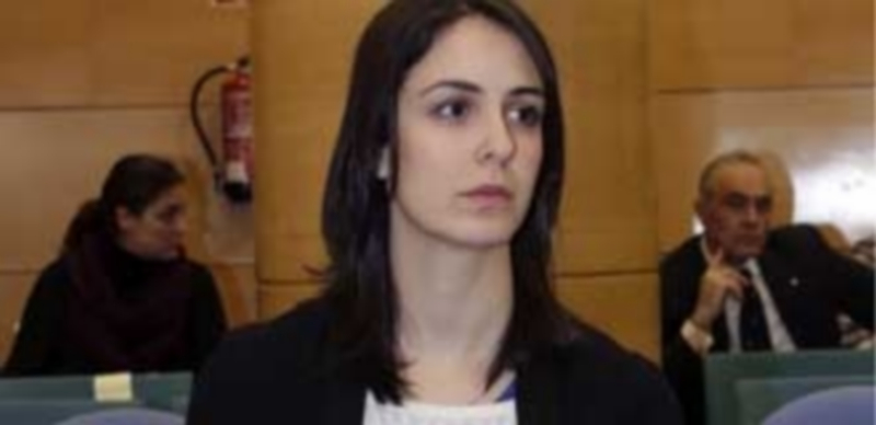 Rita Maestre durante su declaración en la vista oral. / Efe