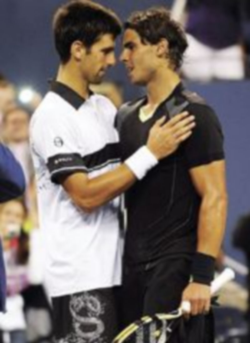 Dokovic felicita a Nadal por su triunfo en el pasado US Open. / J. LANE (EFE)