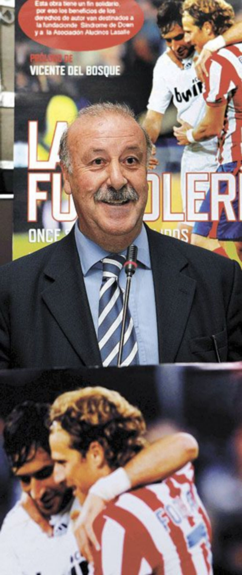 El técnico acudió ayer a la presentación de un libro. / EFE