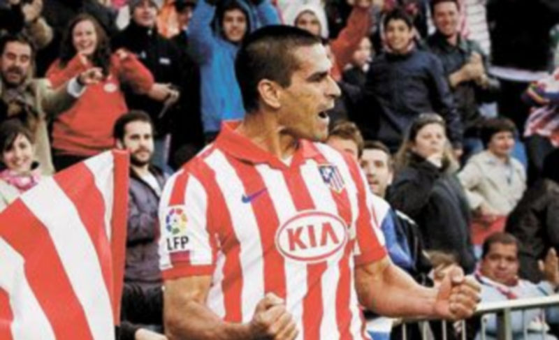 Juanito firmó el primer gol rojiblanco frente al Valladolid. /EFE