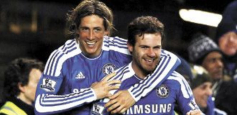 Fernando Torres y Juan Mata conquistaron el pasado sábado la Champions con el Chelsea. / E. Press.