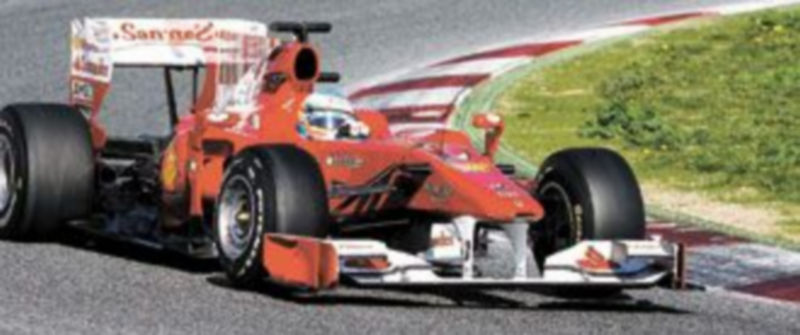 Fernando Alonso situó su Ferrari en la segunda posición