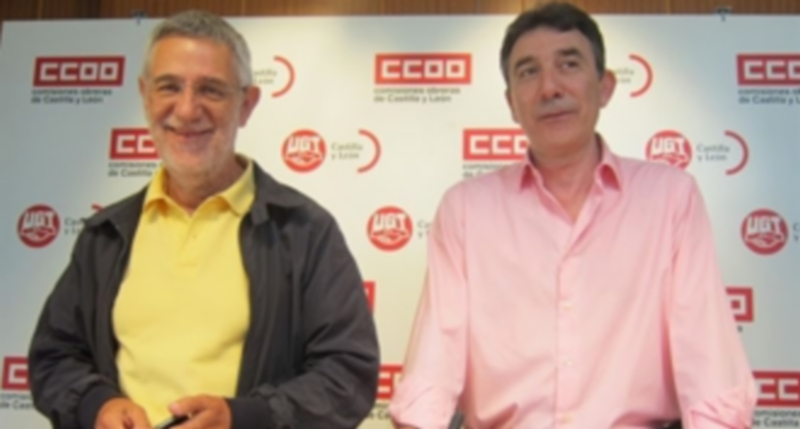 Los secretarios regionales de UGT y CCOO