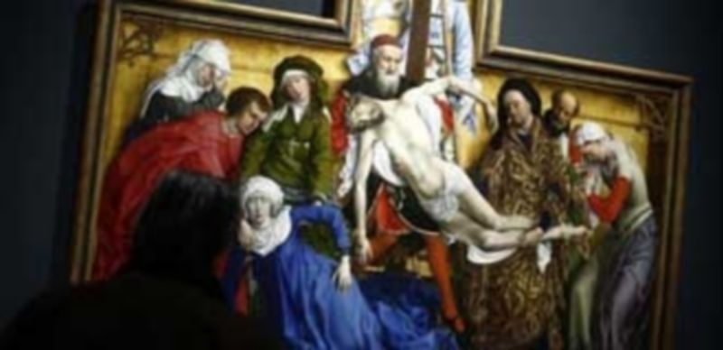 La obra de ‘El descendimiento de la cruz’ de Van der Wayden es una de las obras que conservará El Prado. / Europa Press