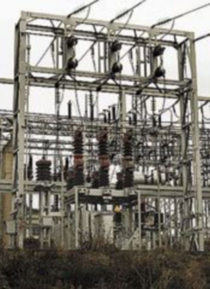 Una estación eléctrica.