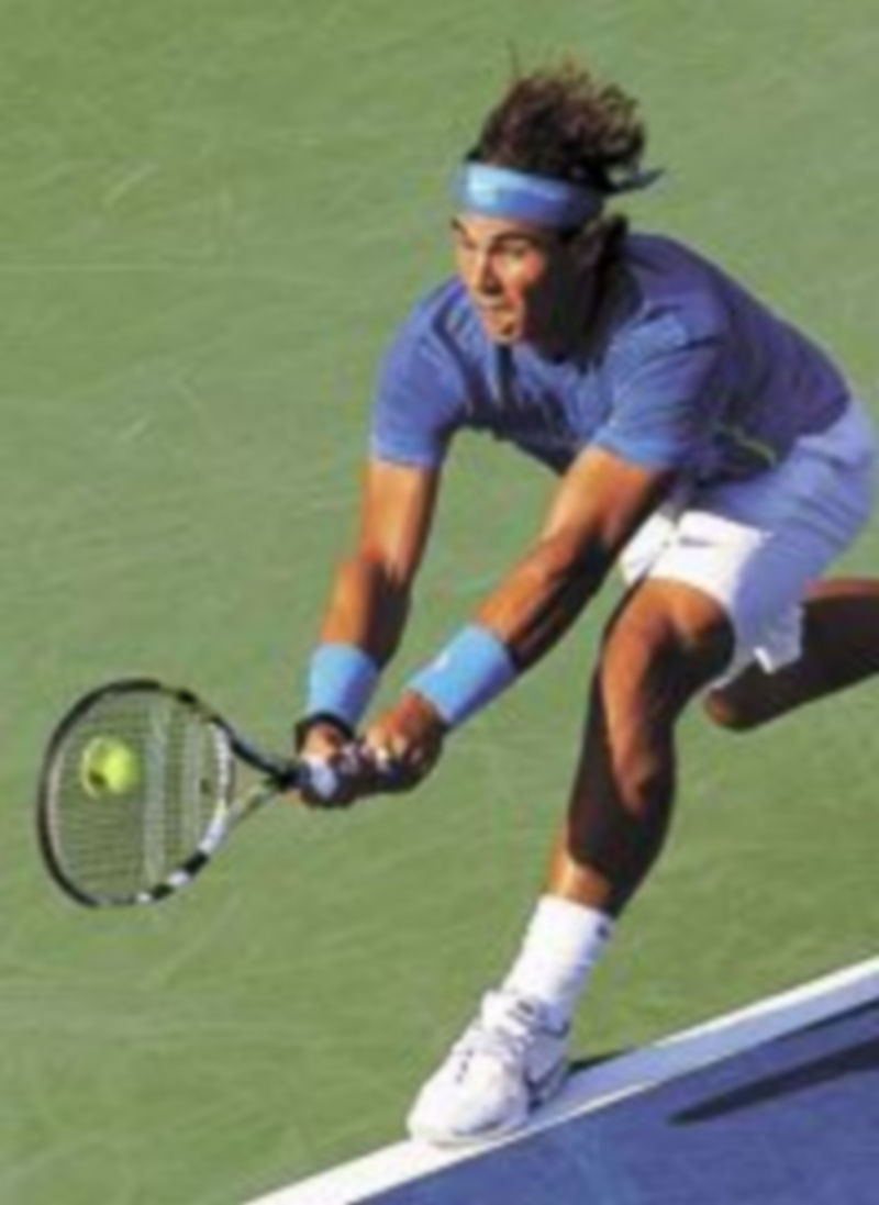 El mallorquín tuvo que esforzarse en cada bola. / Mike Segar (Reuters)