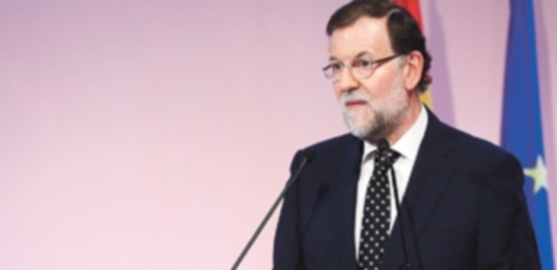 El presidente del Gobierno durante su intervención en la celebración del Aniversario del diario Expansión. / Efe