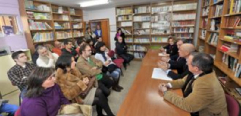 Las autoridades educativas se disculparon en enero ante los padres de alumnos del ‘Marqués de Lozoya’ por los daños causados a escolares por el desprendimiento de parte de un techo./ Kamarero