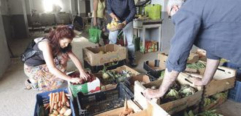 Productores y consumidores se reunieron el pasado martes en el silo de la carretera de Arévalo