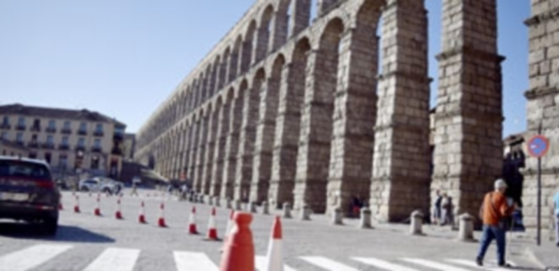 Conos en la Plaza Oriental. / Marta Herrero