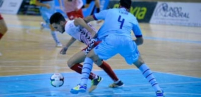 El jugador del Naturpellet Segovia