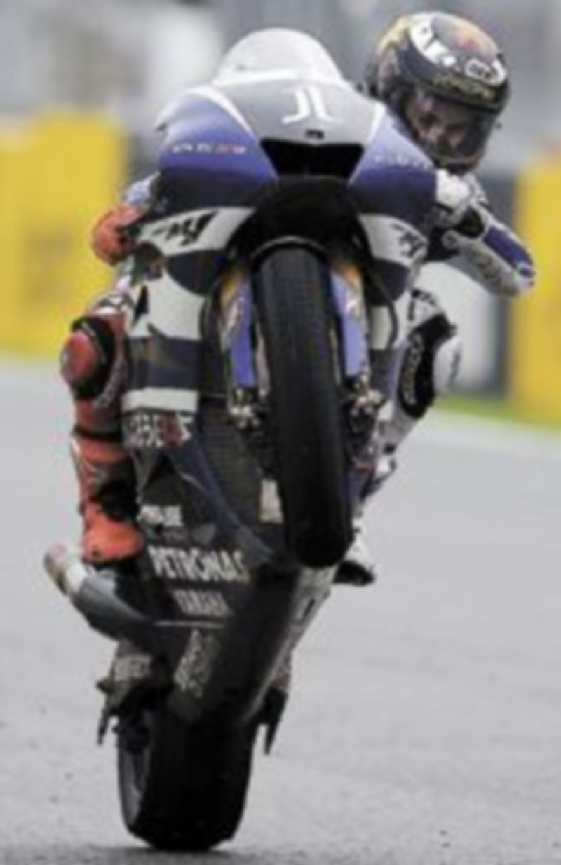 Jorge Lorenzo consiguió el triunfo en la última cita en Jerez. / Efe