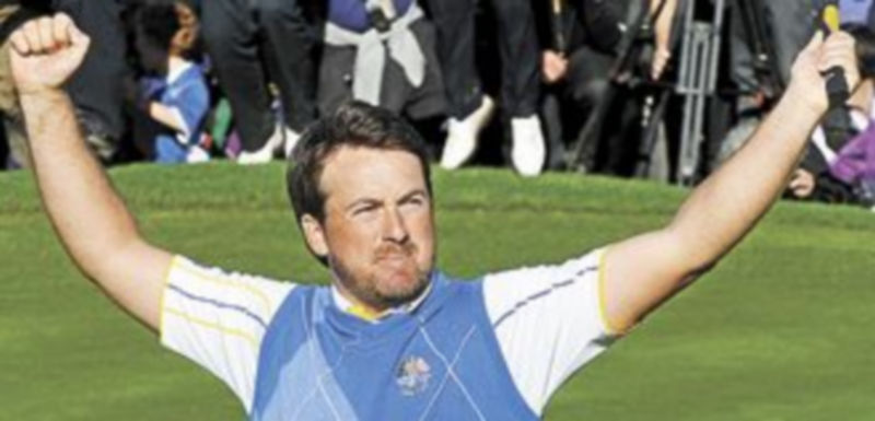 El norirlandés McDowell logró el punto necesario para el triunfo europeo. / Reuters