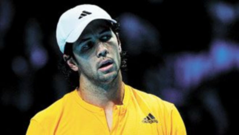 Verdasco muestra su desesperación tras caer en su segundo duelo. / EFE