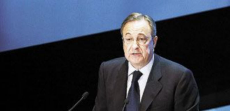 El presidente del Real Madrid