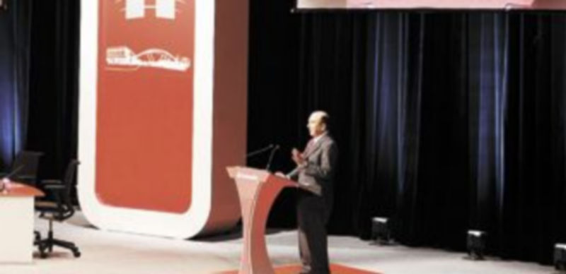 El presidente del Santander