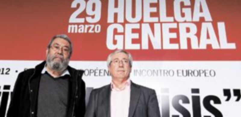 Los líderes de UGT y CCOO