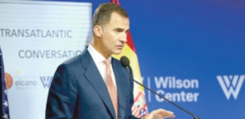 Felipe VI destaca en EEUU la recuperación española 1 El monarca se encuentra de viaje oficial en Norteamérica junto a Doña Letizia