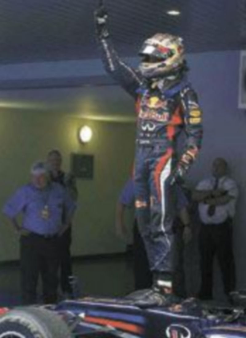 Vettel conquistó hace dos semanas su tercer Mundial. / Reuters