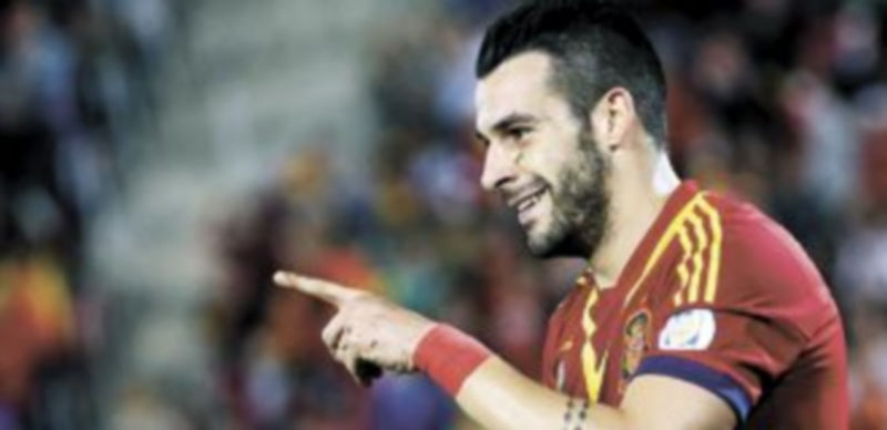 Negredo fue el autor del segundo tanto en el encuentro frente a Bielorrusia. / Reuters