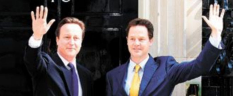 David Cameron y Nick Clegg