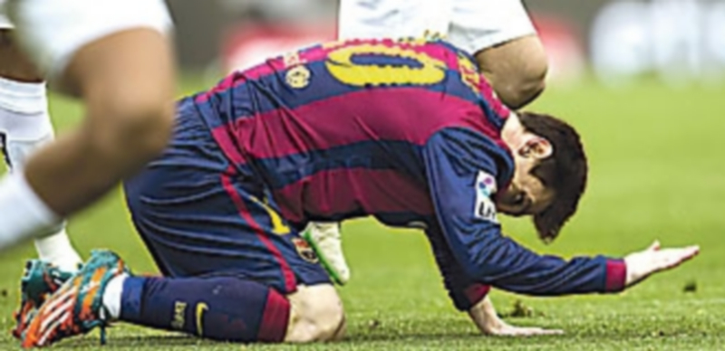 La rebelión de los modestos vuelve a inquietar al Camp Nou 1 Messi estuvo más desacertado de lo que acostumbra y el FC Barcelona echó en falta la aportación del argentino. / EFE