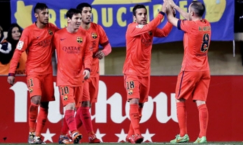El FC Barcelona cerró su clasificación para la final de la Copa del Rey con un nuevo triunfo ante el Villarreal. / EFE
