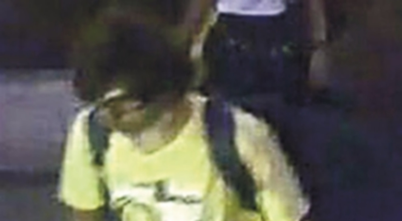 Imagen de la cámara de seguridad del principal sospechoso del atentado. / EFE