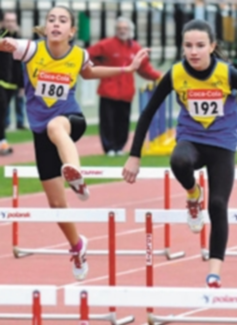 Dos jóvenes atletas