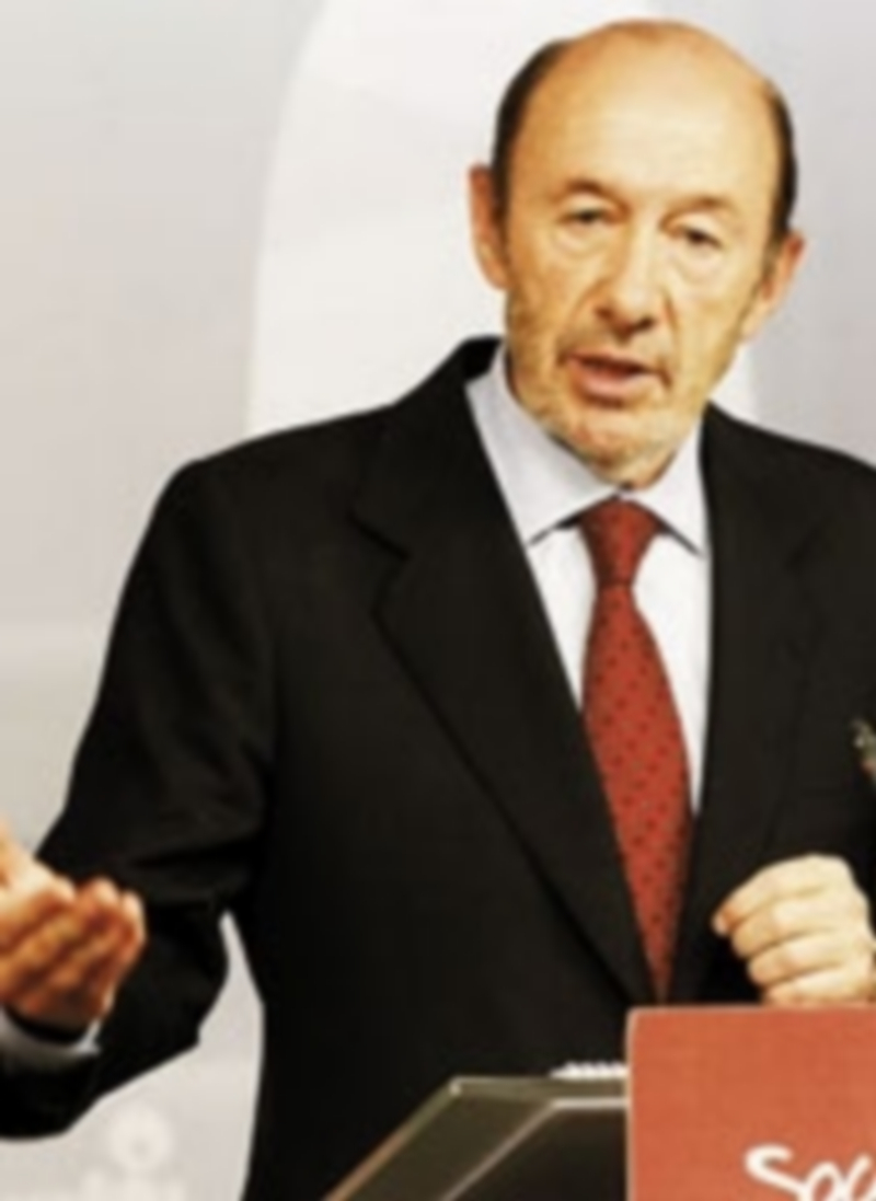 Alfredo Pérez Rubalcaba.