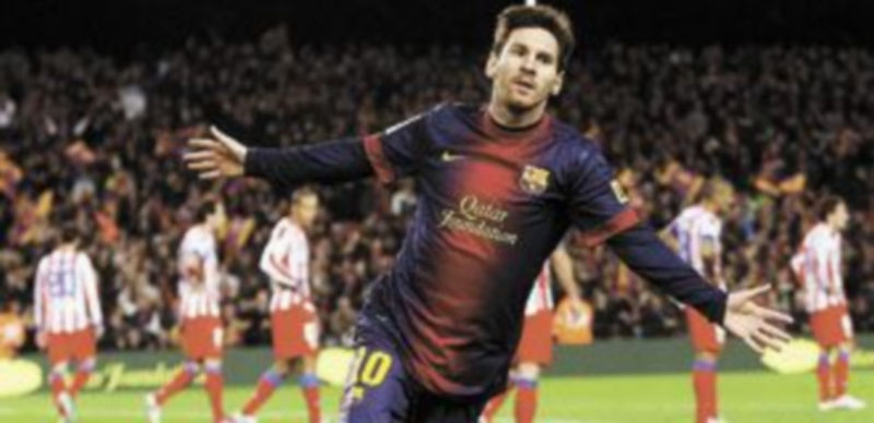 Messi siguió con su racha goleadora y consiguió dos tantos ante el Atlético de Madrid