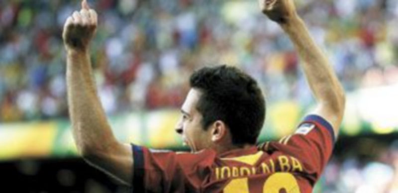 Jordi Alba abrió y cerró el marcador del encuentro ante Nigeria en el que la vigente campeona mundial cerró su pase a semifinales donde jugará frente a Italia. / Efe