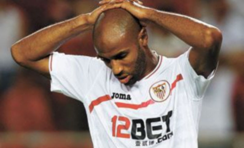 Los delanteros del Sevilla