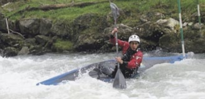 El piragüista de Palazuelos de Eresma