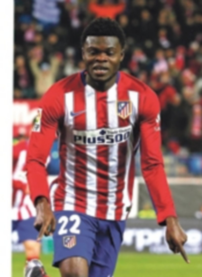 El delantero ghanés Thomas volvió a ser un revulsivo para los de Simeone. / EFE