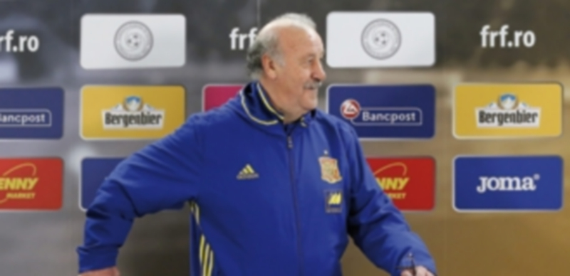España apura su preparación ante Rumanía de cara a la Eurocopa 1 Vicente del Bosque compareció ante los medios antes del partido amistoso contra Rumanía. / EFE