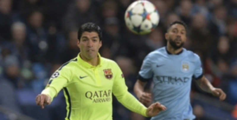 Luis Suárez fue el mejor jugador en Champions ante el City