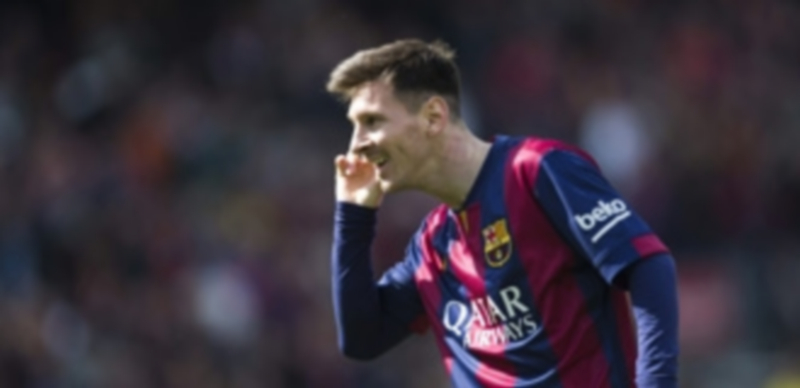 Messi superó a Zarra como jugador con más tripletes del fútbol español después de los goles que anotó ante el Rayo. / EFE