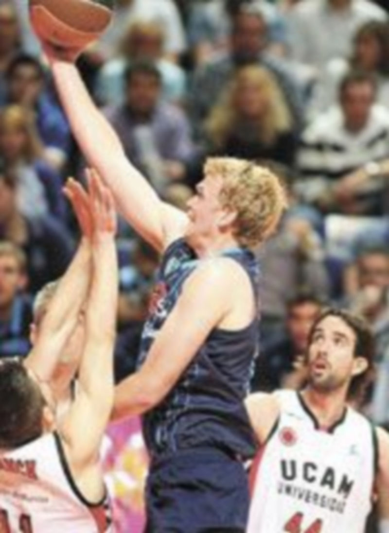 El equipo madrileño perdió en la última jornada frente al UCAM Murcia. / Europa Press