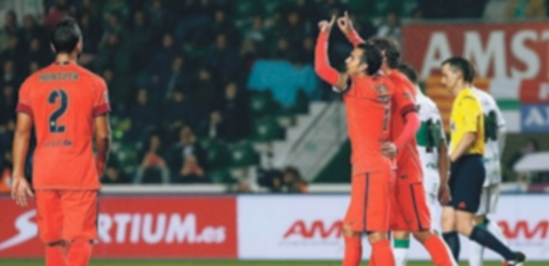 El Barcelona viene de superar al Elche en la vuelta de la Copa del Rey. / EFE