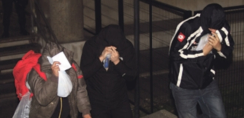 Los veintiún detenidos salieron de los juzgados de plaza Castilla