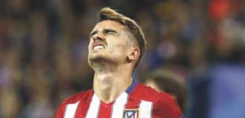 Griezmann volverá a ser el referente ofensivo de los rojiblancos. / EFE