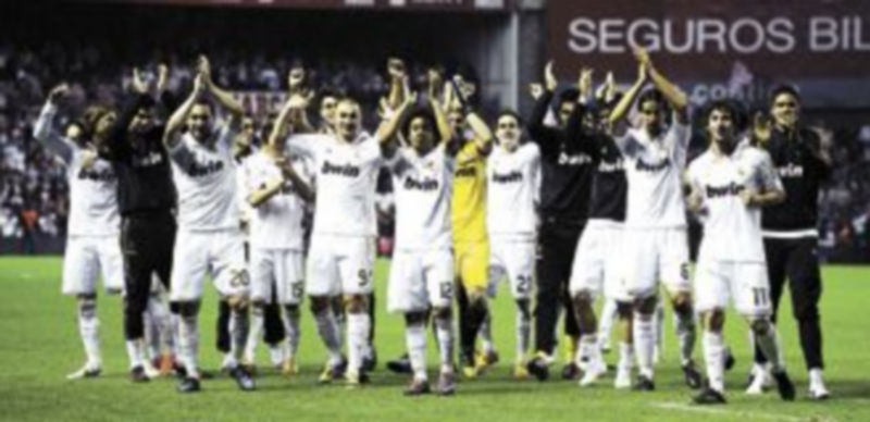 El conjunto de Mourinho se proclamó vencedor matemático del título liguero en San Mamés