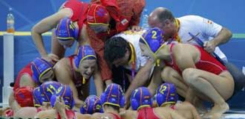 La selección femenina de waterpolo